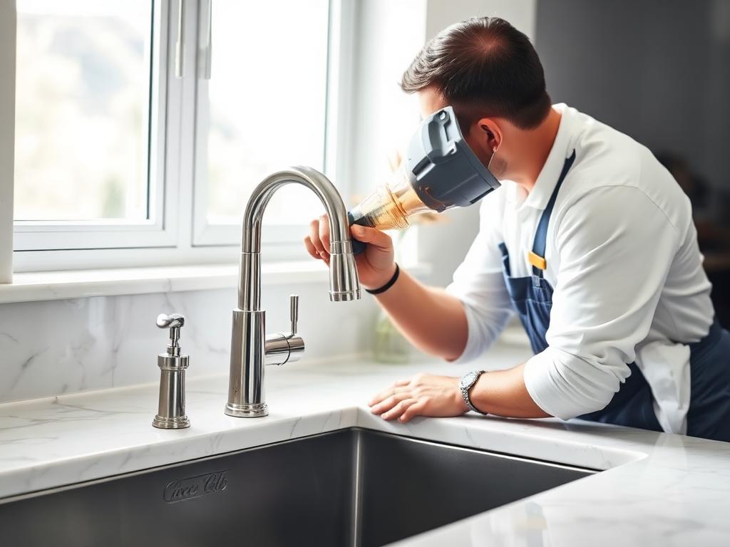 Plumbing professional at work in Davie, Florida